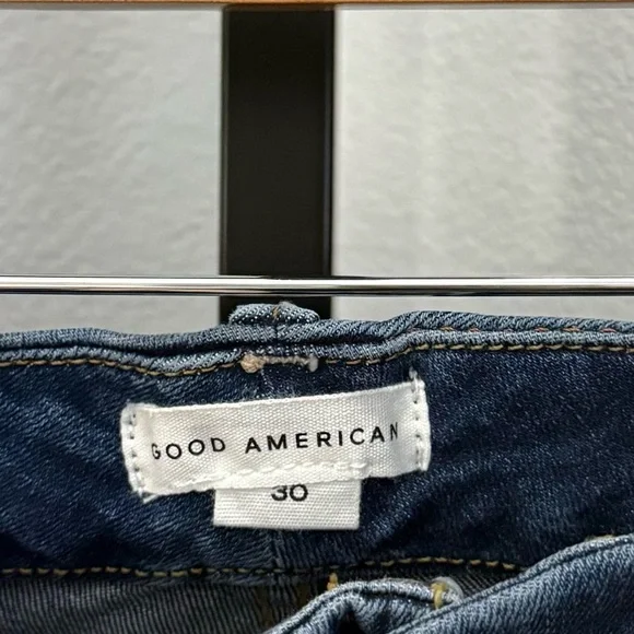 NEW Good American Good Legs LONG Inseam Jeans Skinny Dark Wash Plus Size 30 - Picture 8 of 16